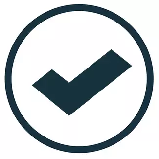 Icon mit Haken